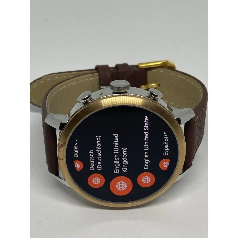 Fossil Gen 4 Authentic Digital Dial Smart Watch Custom Band FTW6016 AB504